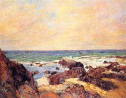 Rocks And Sea