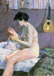 Study Of A Nude - Suzanne Sewing