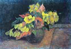 Evening Primroses In A Vase