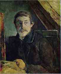 Gauguin At His Easel