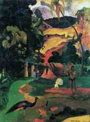 Landscape With Peacocks - Matamoe