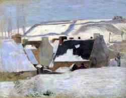 Pont-Aven In The Snow