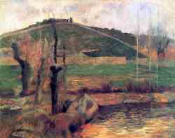 River Aven Below Mount Sainte-Marguerite