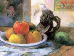 Still Life With Apples,  Pear And Ceramic Jug