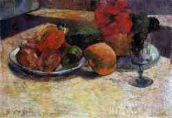 Still Life With Mangoes And Hisbiscus