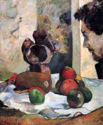 Still Life With Profile Of Charles Laval