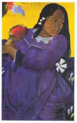 Tahitian Woman With A Mango