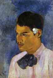 Young Man With A Flower