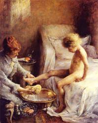 Reine Goeneutte Washing The Young Jean Guerard