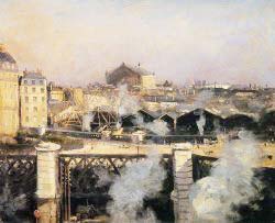 The Pont De L’Europe And The Gare Saint-Lazare With Scaffold