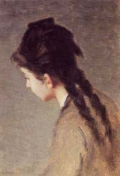 Portrait Of Jeanne Gonzales In Profile