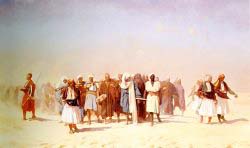 Egyptian Recruits Crossing The Desert