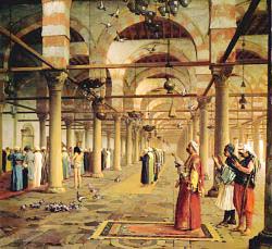 Public Prayer In The Mosque Of Amr - Cairo