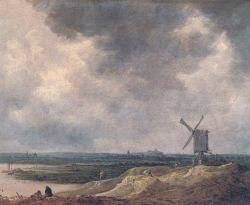 Windmill By A River