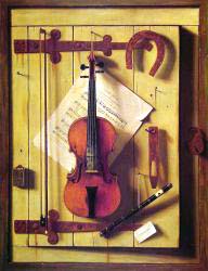 Still Life - Violin And Music