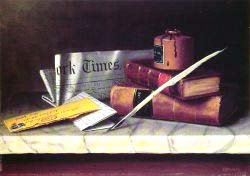 Still Life With Letter To Thomas B. Clarke