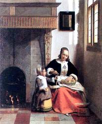 Woman Peeling Apples