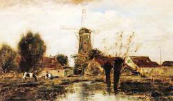 Landscape With Windmill