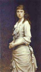 Portrait Of Sophia Kramskaya, The Artist’s Daughter