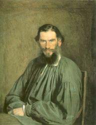 Portrait Of The Writer Leo Tolstoy