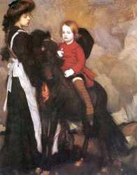 Equestrian Portrait Of A Boy