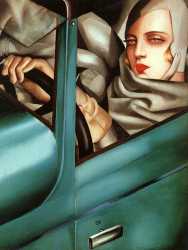 Self-Portrait (Tamara In The Green Bugatti) - 1925