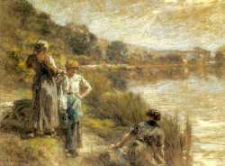 Washerwomen By The Banks Of The Marne 2