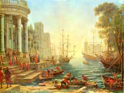 Port Scene With The Embarkation Of St Ursula