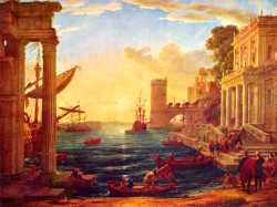 Seaport With The Embarkation Of The Queen Of Sheba