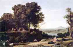 Landscape With Apollo, Muses and a River God (1652)