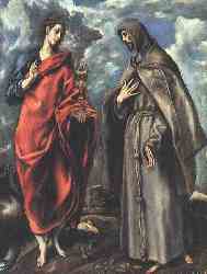 Saints John The Evangelist And Francis