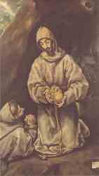 St Francis And Brother Leo Meditating On Death