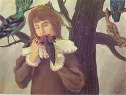 Pleasure - Young Girl Eating A Bird (1927)