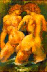 Baigneuses Au Torrent