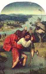 St Christopher Carrying The Christ Child