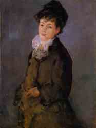 Isabelle Lemonnier With A White Scarf