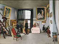 L’atelier De Bazille Rue La Condamine (1870)