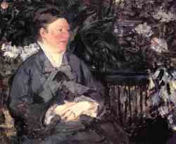 Madame Manet In The Greenhouse