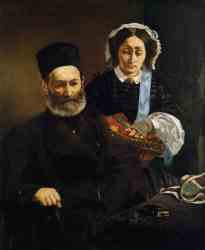 Portrait Of Monsieur And Madame Manet (the Artist-s Parents)