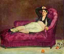 Young Woman Reclining