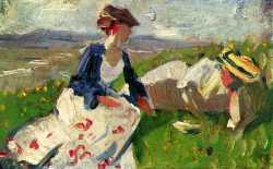 Two Women On The Hillside