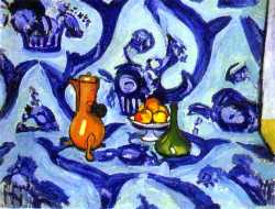 Blue Table-Cloth