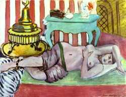 Odalisque With Green Scarf