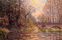 Sunset On The Loir - Lavardin