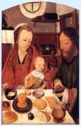 The Holy Family At Table