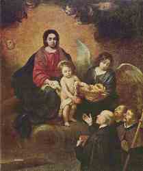 The Infant Jesus Distributing Bread To Pilgrims