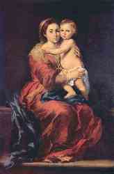 Virgin And Child With A Rosary