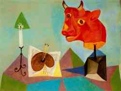 Candle, Palette, Head Of Red Bull 1 (1938)