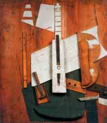 Guitar And Bottle (1913)_Z9