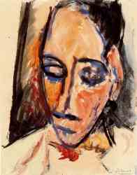 Head (Study For Les Demoiselles D'avignon)